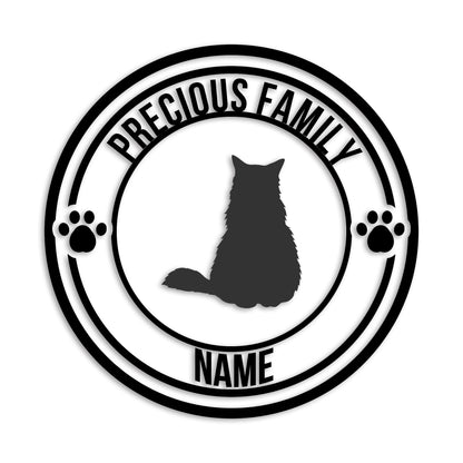 ノルウェージャンフォレストキャット 文字入れ可能 ペット 猫 カッティング ステッカー (st-132-162)