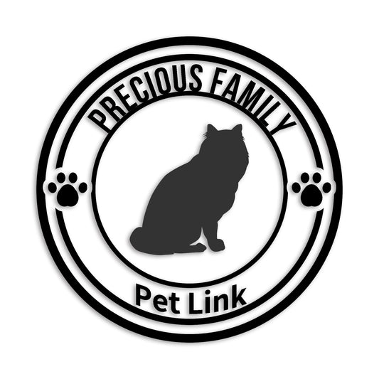 メインクーン 文字入れ可能 ペット 猫 カッティング ステッカー (st-132-174)