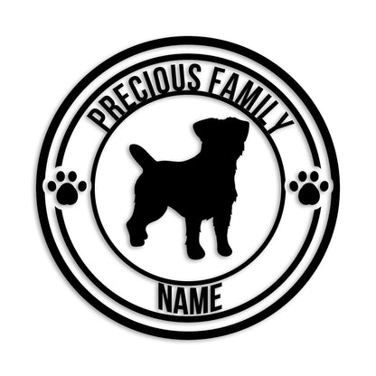 ジャックラッセルテリア 文字入れ可能 カッティングステッカー st-132-33