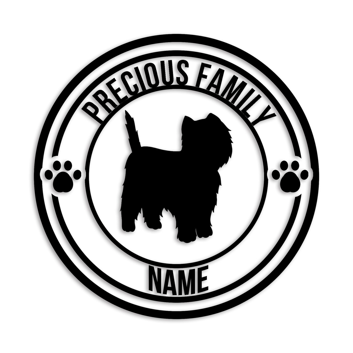 ウエストハイランドテリア 文字入れ可能 ペット 犬 カッティング ステッカー (st-132-9)