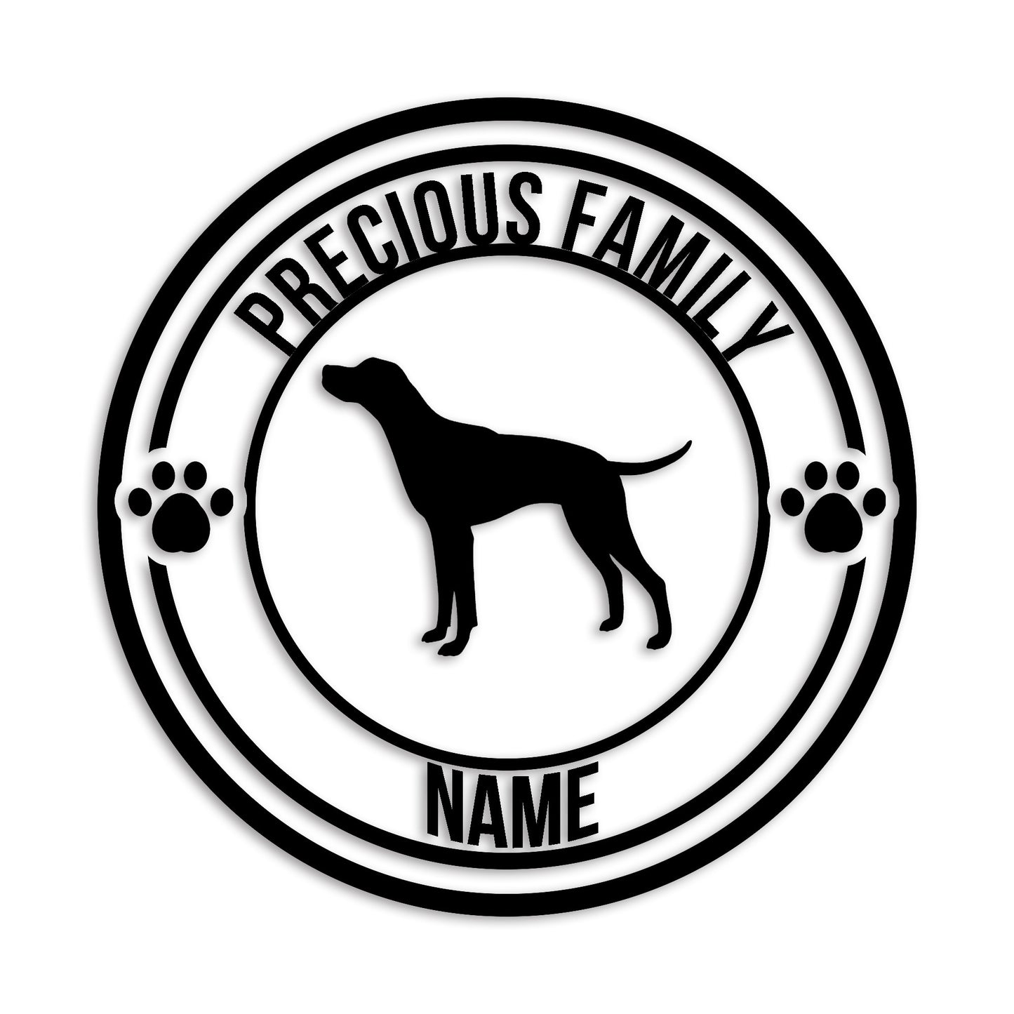 ポインター 文字入れ可能 ペット 犬 カッティング ステッカー (st-132-92)