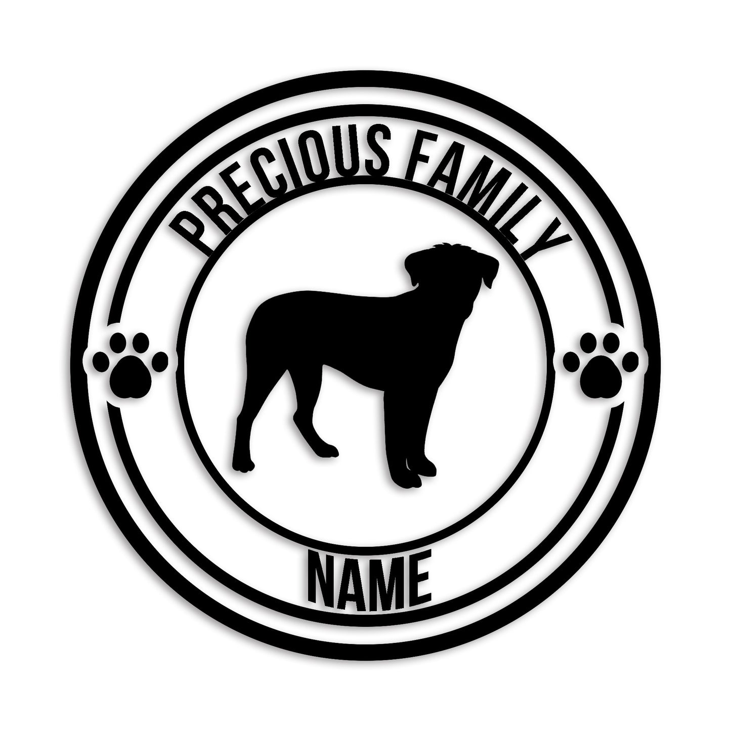 ボーダーテリア 文字入れ可能 ペット 犬 カッティング ステッカー (st-132-95)