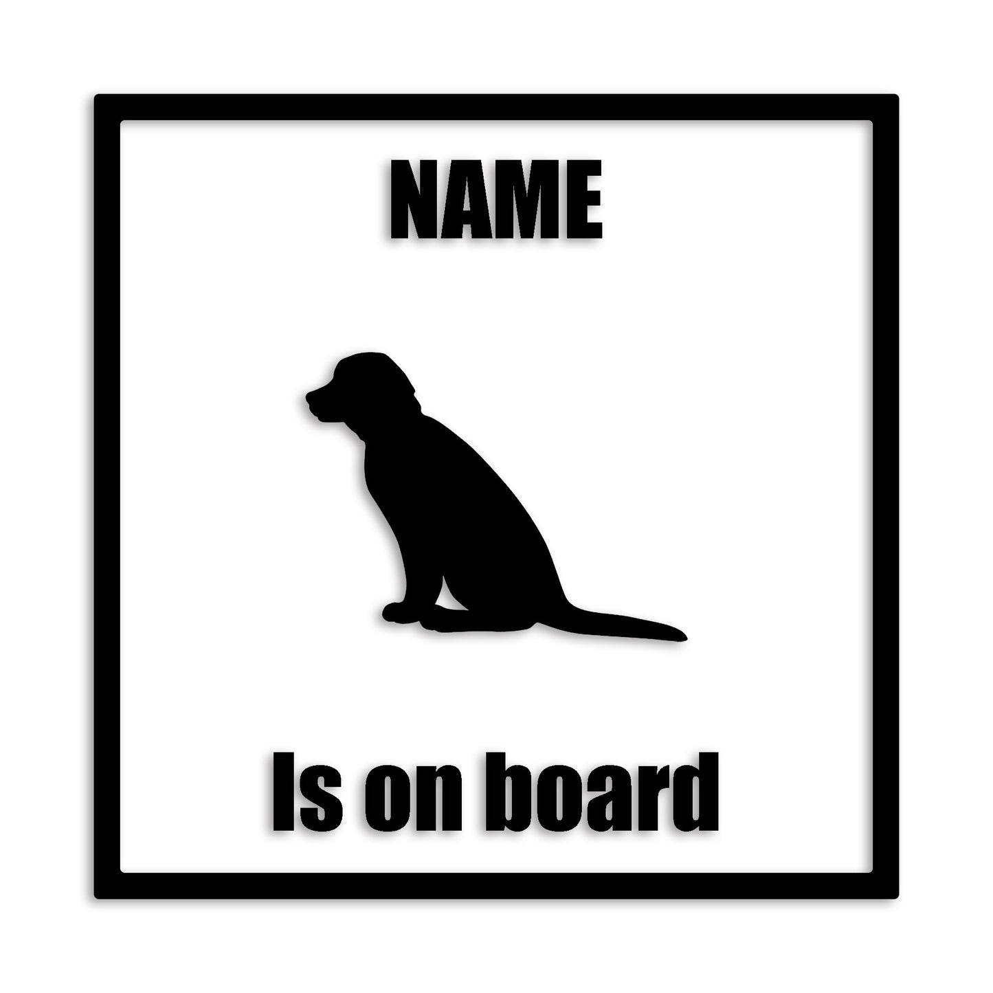 ラブラドールレトリバー 文字入れ可能 ペット 犬 カッティング ステッカー (st-133-115)