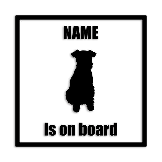 ウェルシュテリア 文字入れ可能 ペット 犬 カッティング ステッカー (st-133-12)