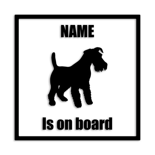 ウェルシュテリア 文字入れ可能 ペット 犬 カッティング ステッカー (st-133-13)