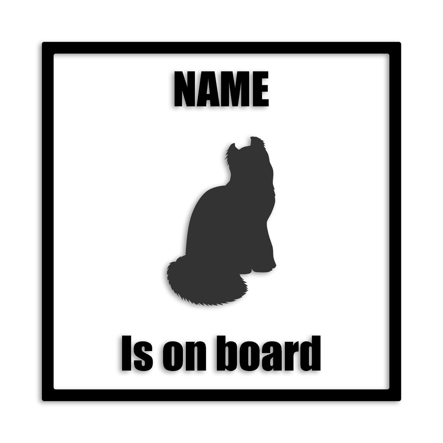 アメリカンカール 文字入れ可能 ペット 猫 カッティング ステッカー (st-133-134)