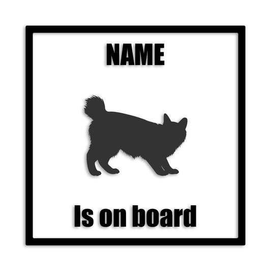 アメリカンボブテイル 文字入れ可能 ペット 猫 カッティング ステッカー (st-133-138)