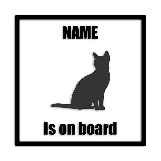 エジプシャンマウ 文字入れ可能 ペット 猫 カッティング ステッカー (st-133-140)