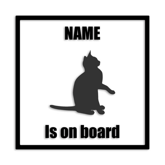 エジプシャンマウ 文字入れ可能 ペット 猫 カッティング ステッカー (st-133-141)