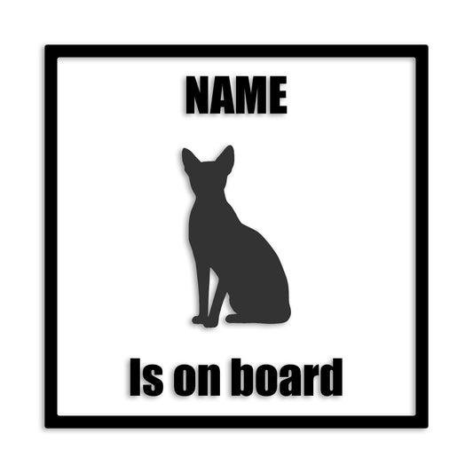 スフィンクス 文字入れ可能 ペット 猫 カッティング ステッカー (st-133-155)