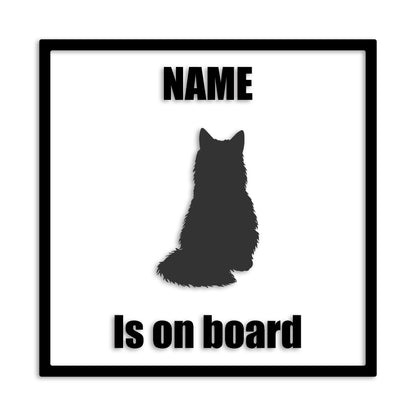 ソマリ 文字入れ可能 ペット 猫 カッティング ステッカー (st-133-157)