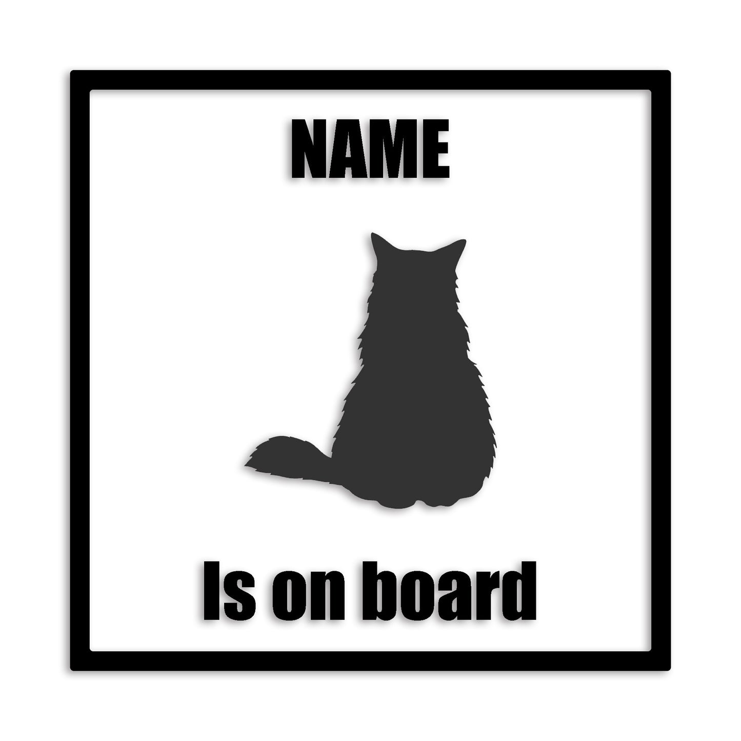 ノルウェージャンフォレストキャット 文字入れ可能 ペット 猫 カッティング ステッカー (st-133-162)