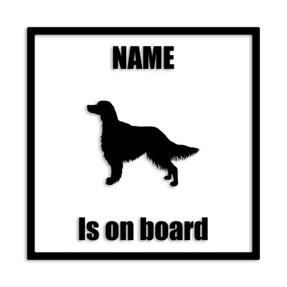 アイリッシュセッター 文字入れ可能 ペット 犬 カッティング ステッカー (st-133-2)