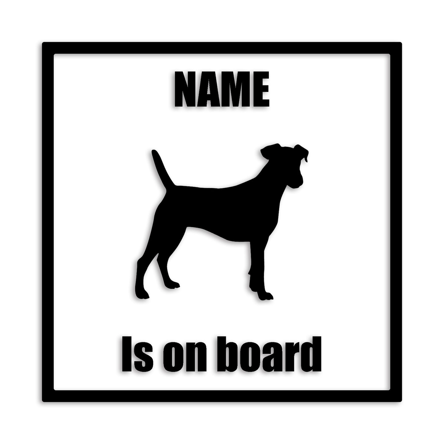 スムースフォックステリ 文字入れ可能 ペット 犬 カッティング ステッカー (st-133-39)