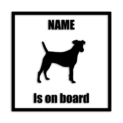 スムースフォックステリ 文字入れ可能 ペット 犬 カッティング ステッカー (st-133-39)