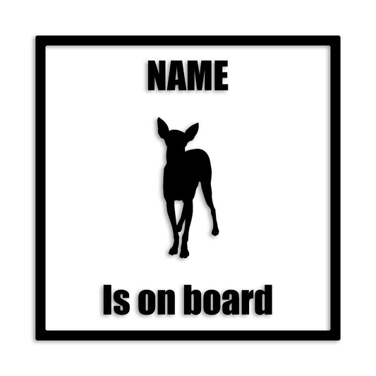 イタリアングレーハウンド 文字入れ可能 ペット 犬 カッティング ステッカー (st-133-4)