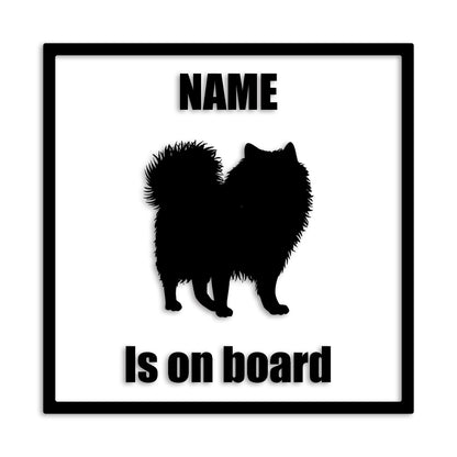 ポメラニアン 文字入れ可能 ペット 犬 カッティング ステッカー (st-133-99)