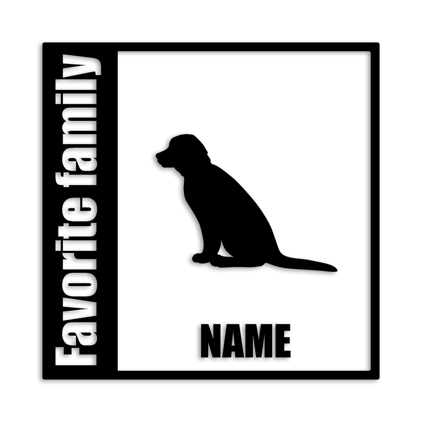 ラブラドールレトリバー 文字入れ可能 ペット 犬 カッティング ステッカー (st-134-115)