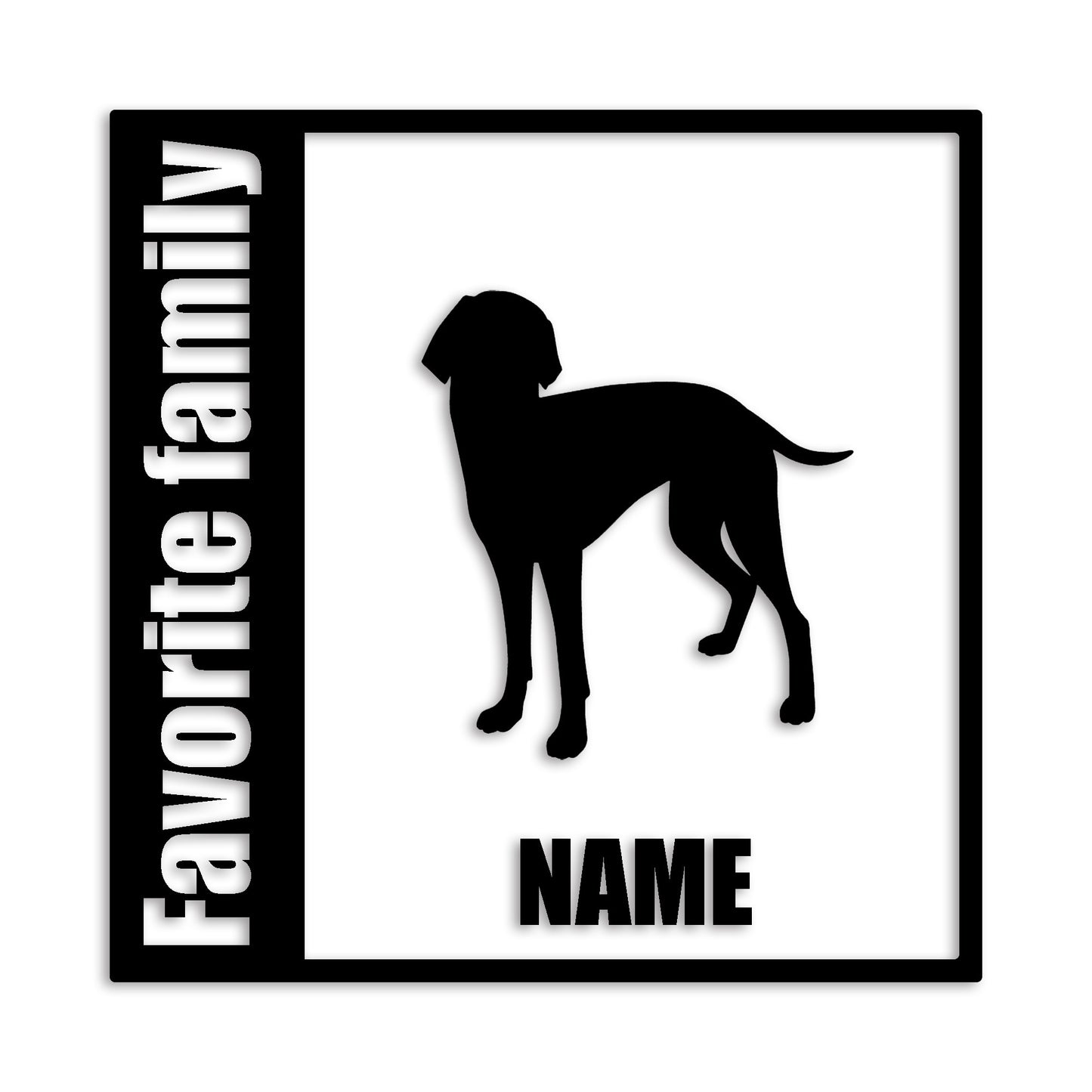 ワイマラナー 文字入れ可能 ペット 犬 カッティング ステッカー (st-134-117)