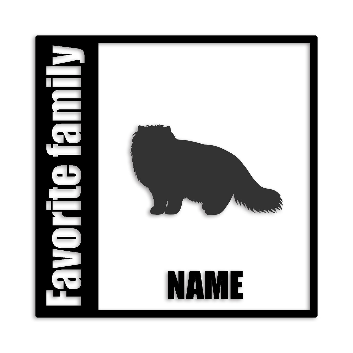 ヒマラヤン 文字入れ可能 ペット 猫 カッティング ステッカー (st-134-166)