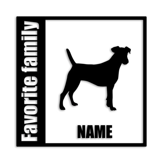 スムースフォックステリ 文字入れ可能 ペット 犬 カッティング ステッカー (st-134-39)