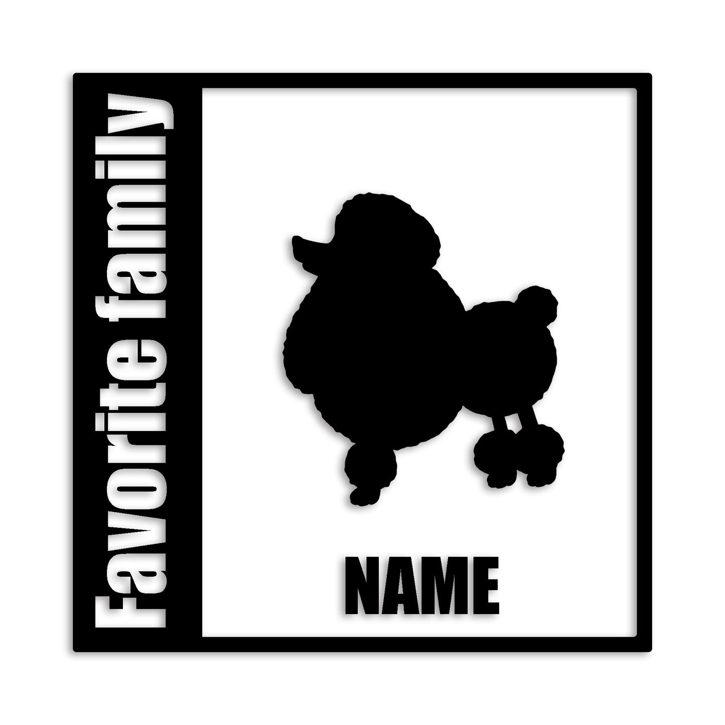 トイプードル 文字入れ可能 ペット 犬 カッティング ステッカー (st-134-57)