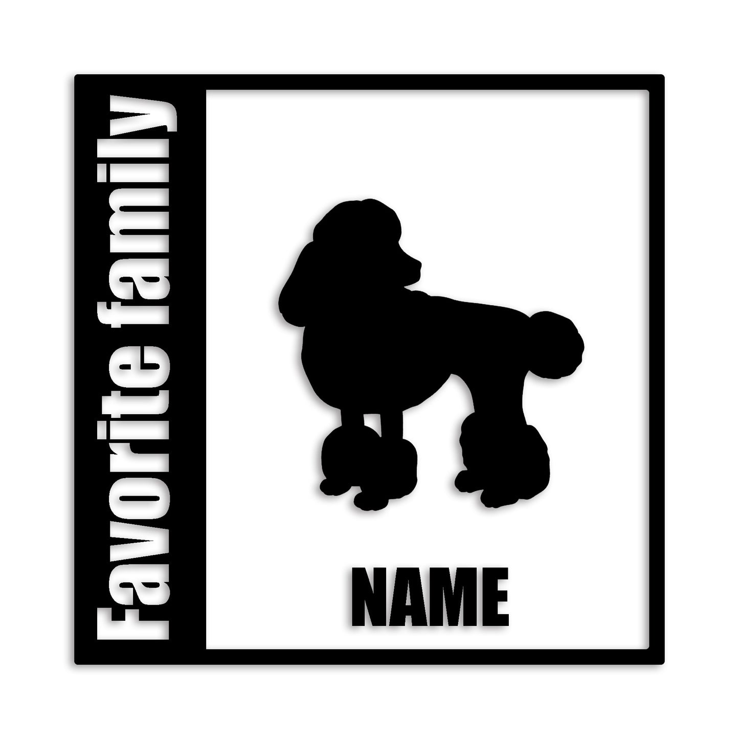 トイプードル 文字入れ可能 ペット 犬 カッティング ステッカー (st-134-59)