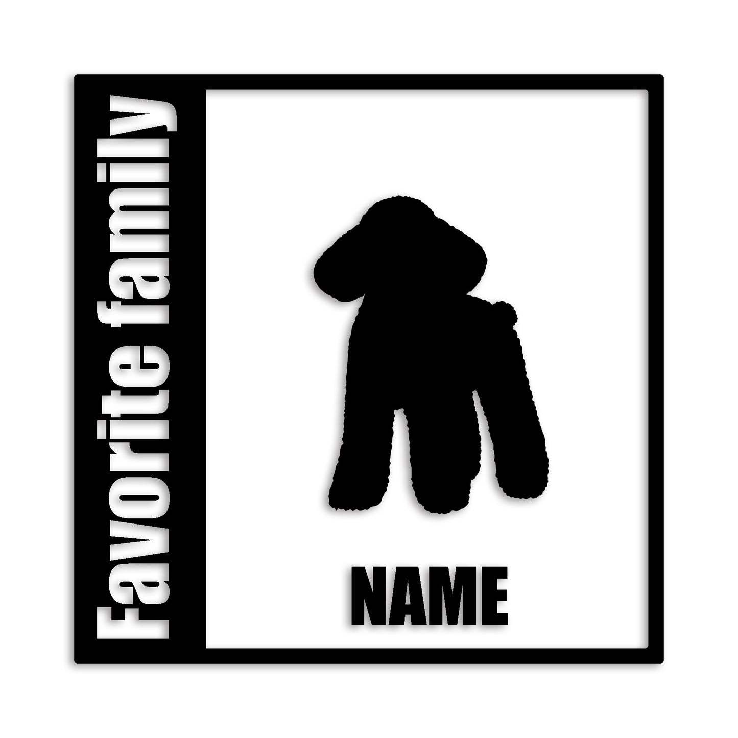 トイプードル 文字入れ可能 ペット 犬 カッティング ステッカー (st-134-60)