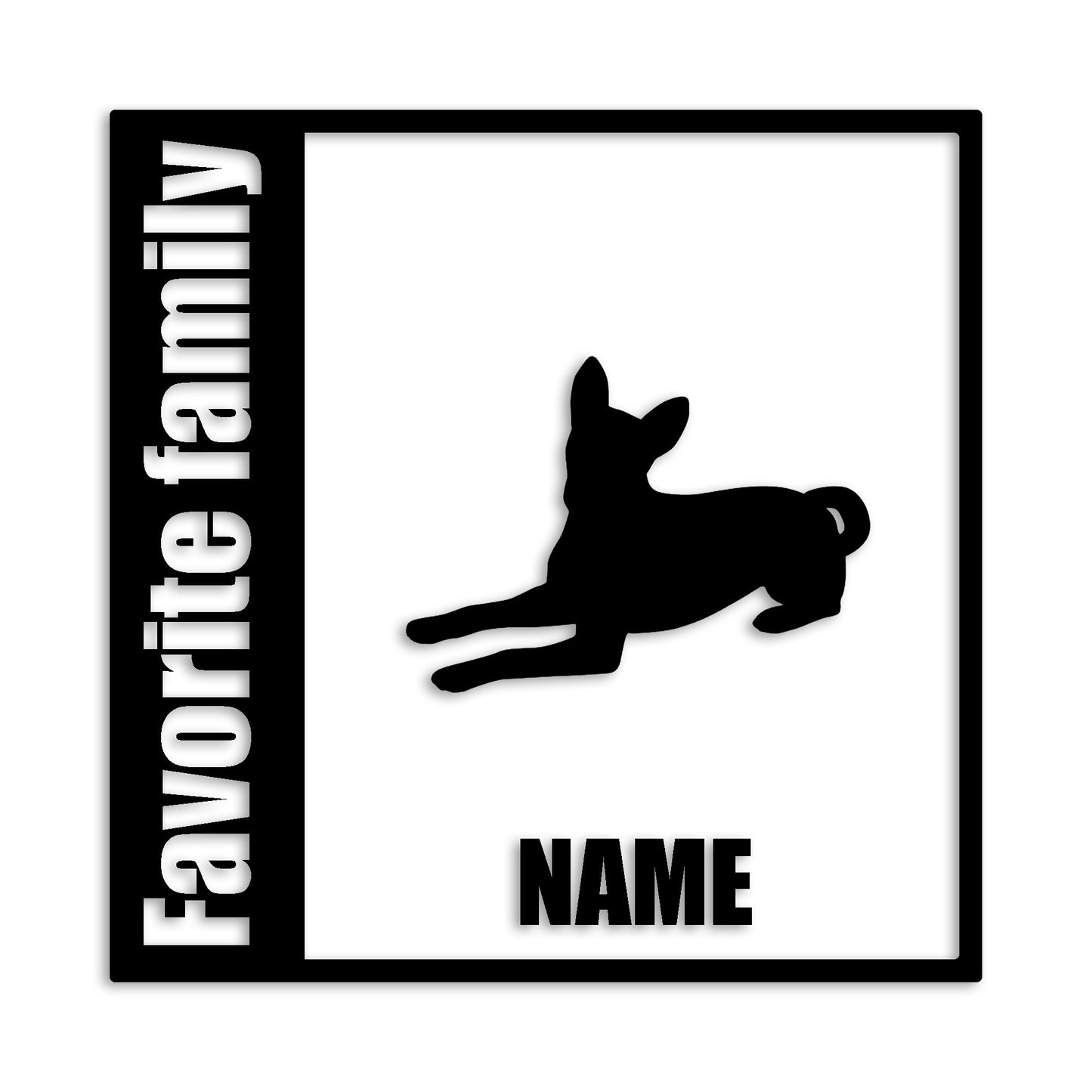 バセンジー 文字入れ可能 ペット 犬 カッティング ステッカー (st-134-70)