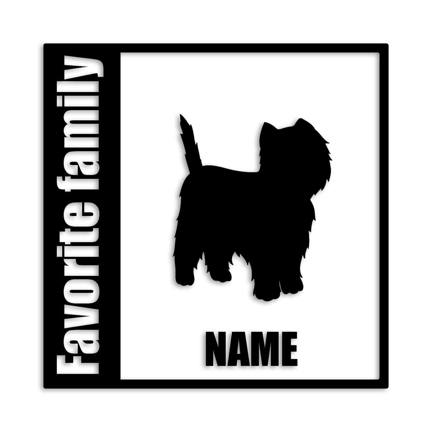 ウエストハイランドテリア 文字入れ可能 ペット 犬 カッティング ステッカー (st-134-9)