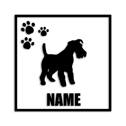 ウェルシュテリア 文字入れ可能 ペット 犬 カッティング ステッカー (st-135-13)