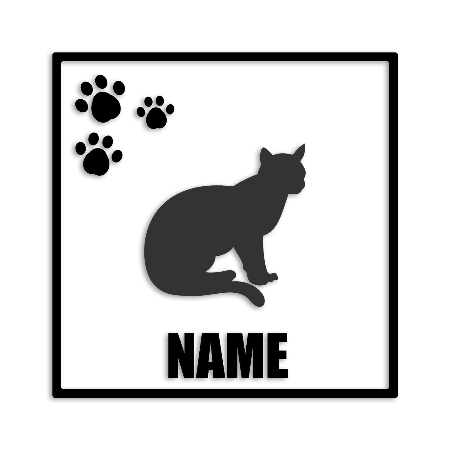 アビシニアン 文字入れ可能 ペット 猫 カッティング ステッカー (st-135-131)