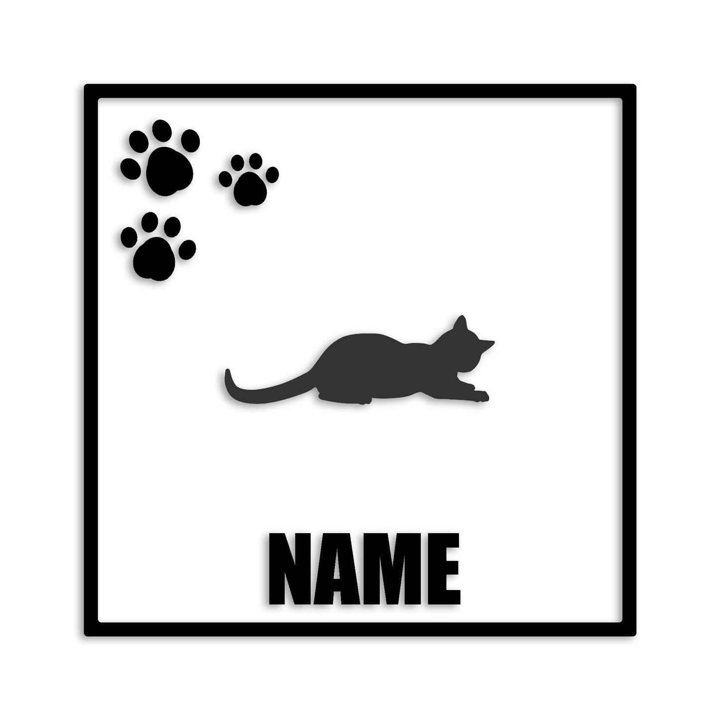 アビシニアン 文字入れ可能 ペット 猫 カッティング ステッカー (st-135-132)