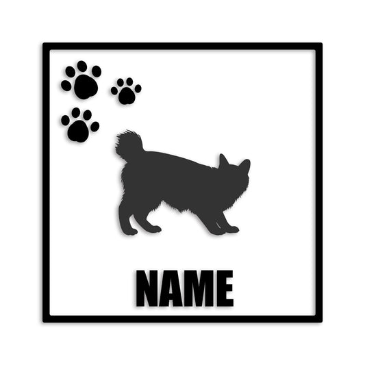 アメリカンボブテイル 文字入れ可能 ペット 猫 カッティング ステッカー (st-135-138)