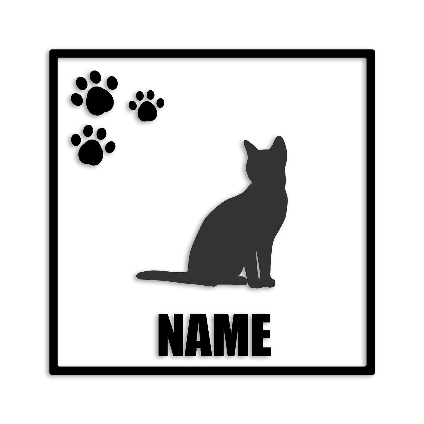 エジプシャンマウ 文字入れ可能 ペット 猫 カッティング ステッカー (st-135-140)