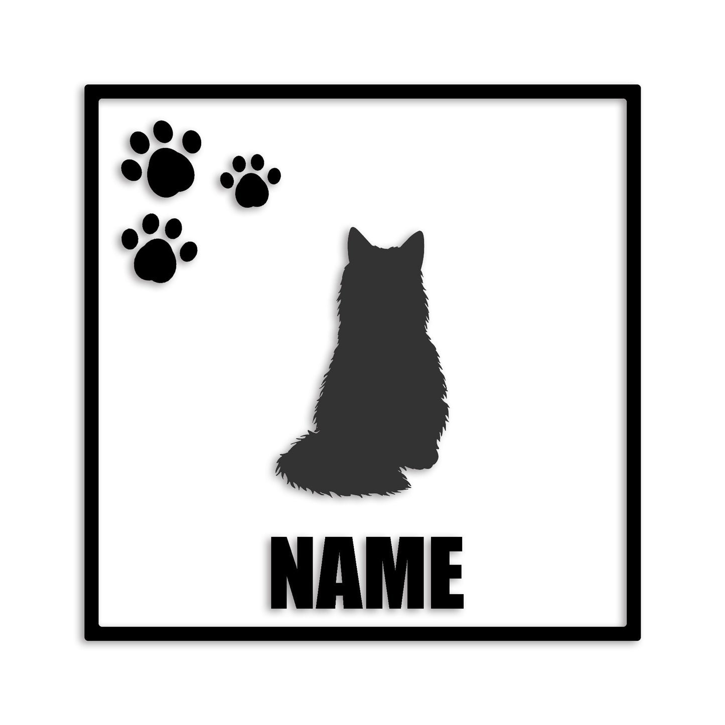 ソマリ 文字入れ可能 ペット 猫 カッティング ステッカー (st-135-157)