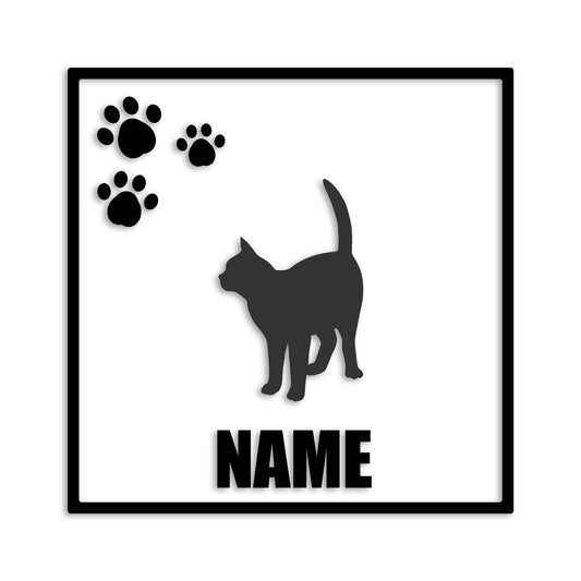 トンキニーズ 文字入れ可能 ペット 猫 カッティング ステッカー (st-135-161)