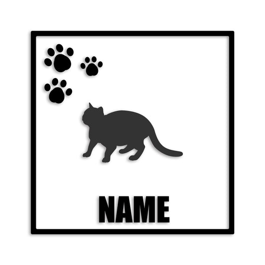 バーミーズ 文字入れ可能 ペット 猫 カッティング ステッカー (st-135-165)