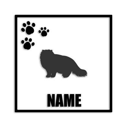 ヒマラヤン 文字入れ可能 ペット 猫 カッティング ステッカー (st-135-166)