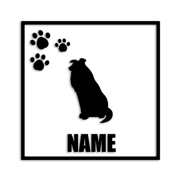 シェットランドシープドッグ 文字入れ可能 カッティングステッカー st-135-27