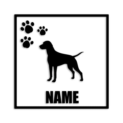 ダルメシアン 文字入れ可能 ペット 犬 カッティング ステッカー (st-135-45)