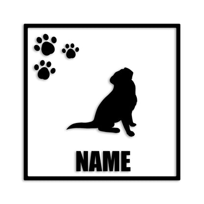 バーニーズマウンテンド 文字入れ可能 ペット 犬 カッティング ステッカー (st-135-64)