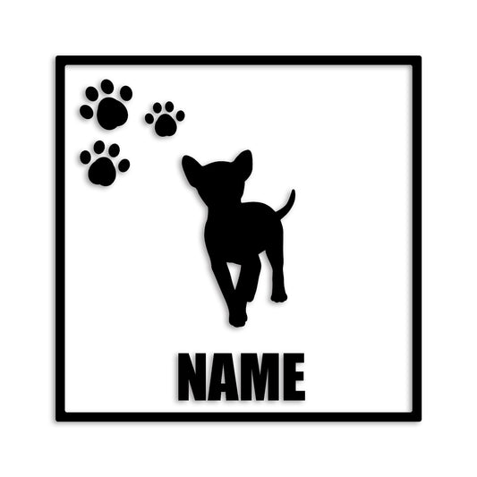 バセンジー 文字入れ可能 ペット 犬 カッティング ステッカー (st-135-71)