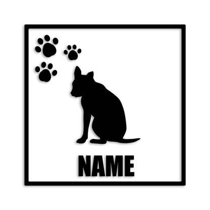 ブルテリア 文字入れ可能 ペット 犬 カッティング ステッカー (st-135-86)