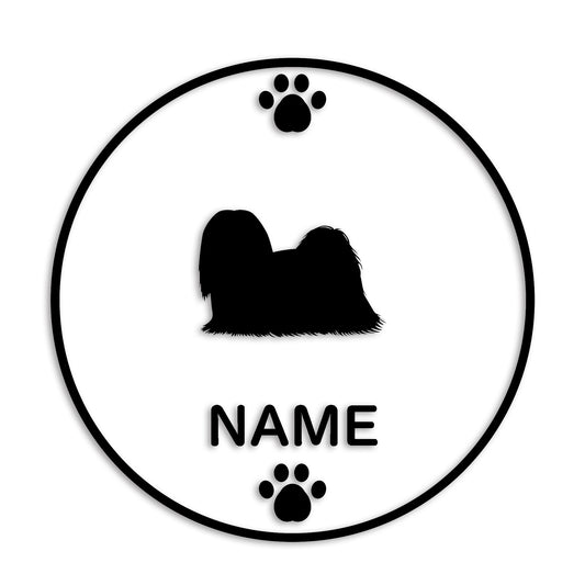 ラサアプソ 文字入れ可能 ペット 犬 カッティング ステッカー (st-136-114)