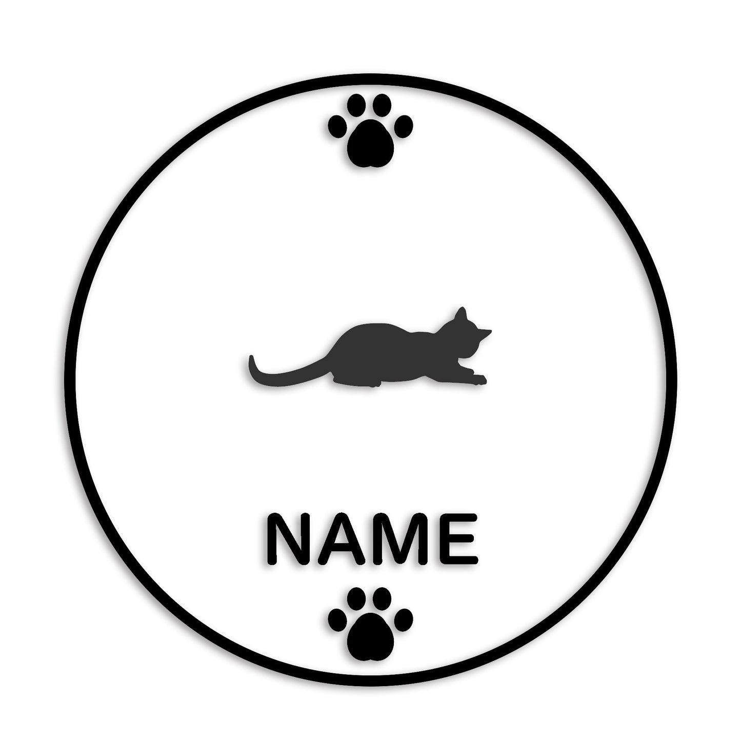 アビシニアン 文字入れ可能 ペット 猫 カッティング ステッカー (st-136-132)