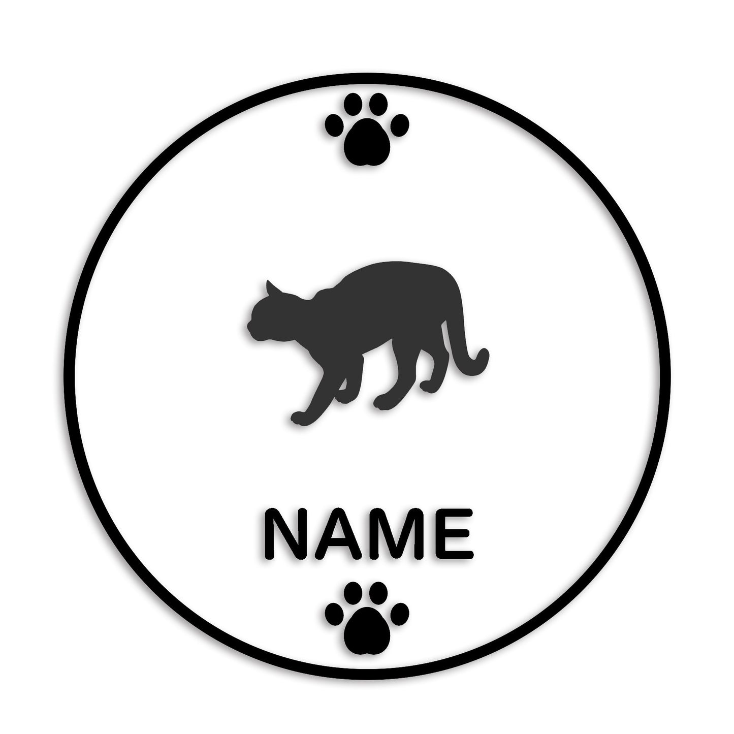シャム猫 文字入れ可能 カッティングステッカー st-136-149