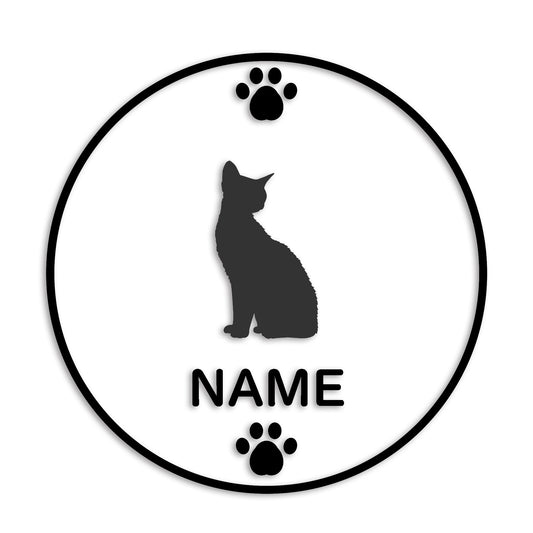 デボンレックス 文字入れ可能 ペット 猫 カッティング ステッカー (st-136-159)