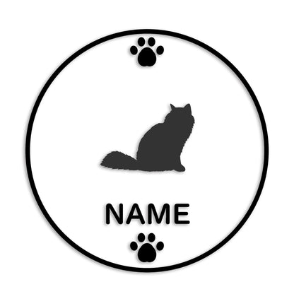 バーマン 文字入れ可能 ペット 猫 カッティング ステッカー (st-136-164)