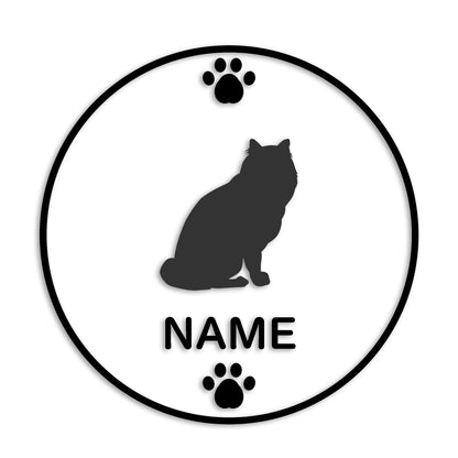 メインクーン 文字入れ可能 ペット 猫 カッティング ステッカー (st-136-174)